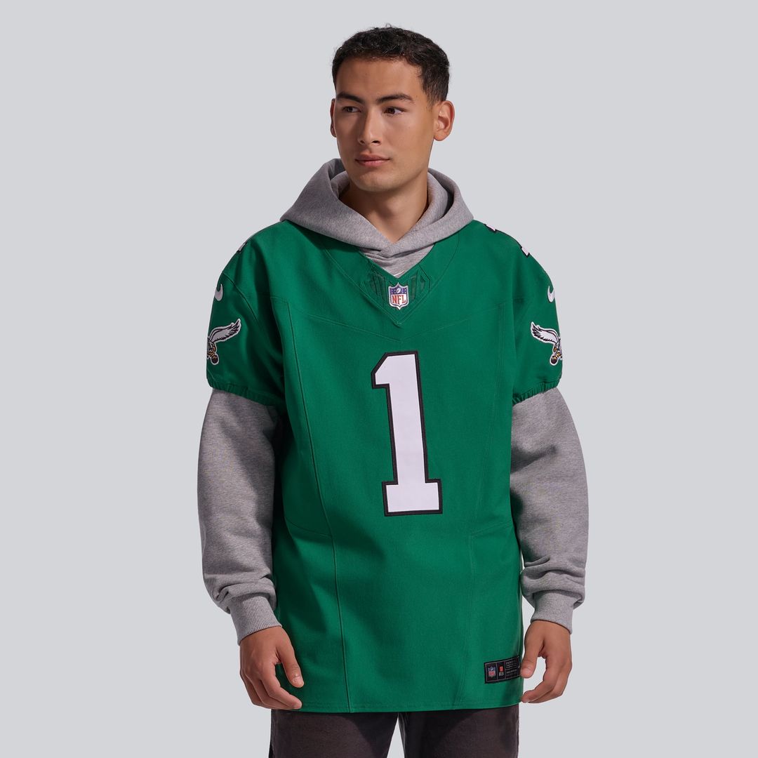 Jalen Hurts Philadelphia Eagles Alternate Vapor F.U.S.E. Elite Jersey - Kelly Green