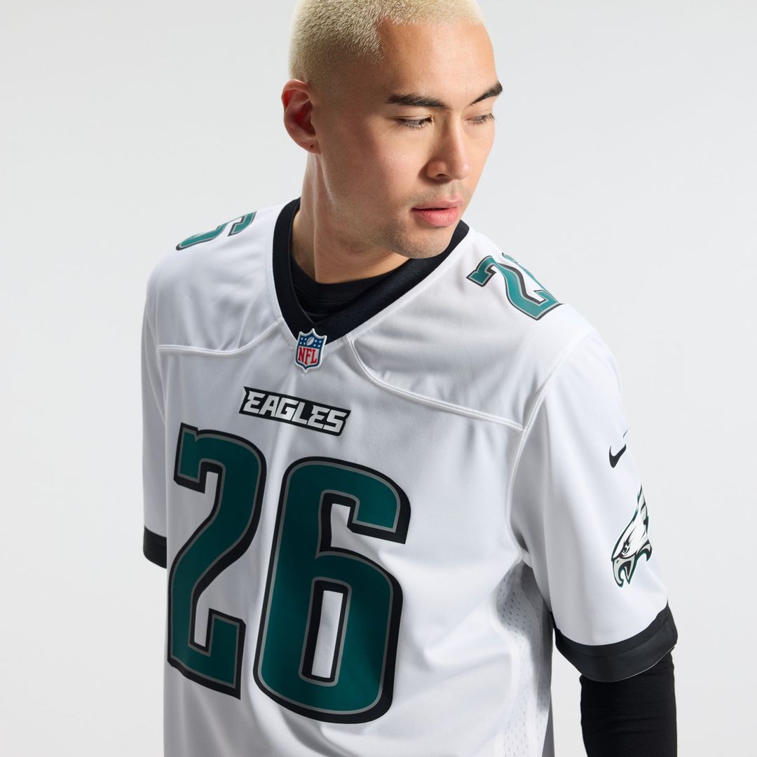 Saquon Barkley Philadelphia Eagles Game Jersey - Midnight Green