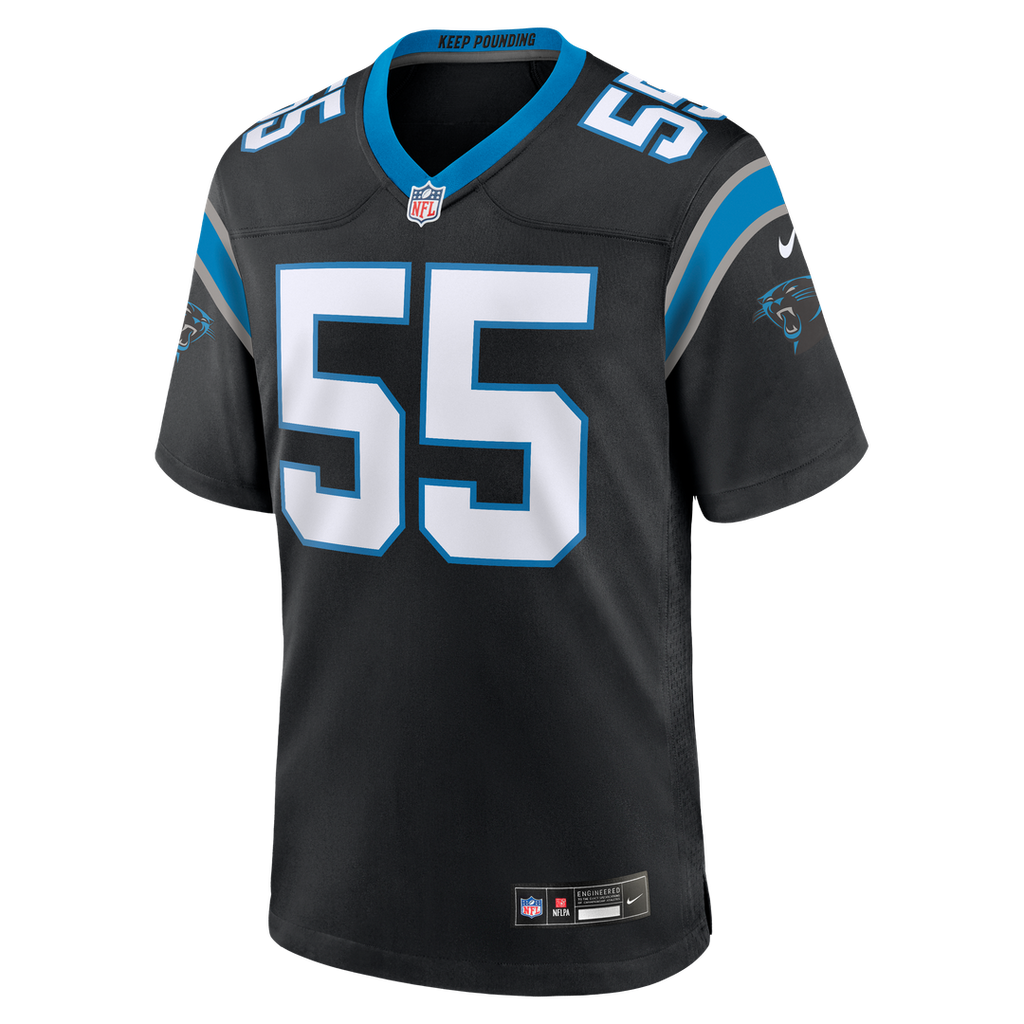 Devin Lloyd Carolina Panthers Game Jersey - Black