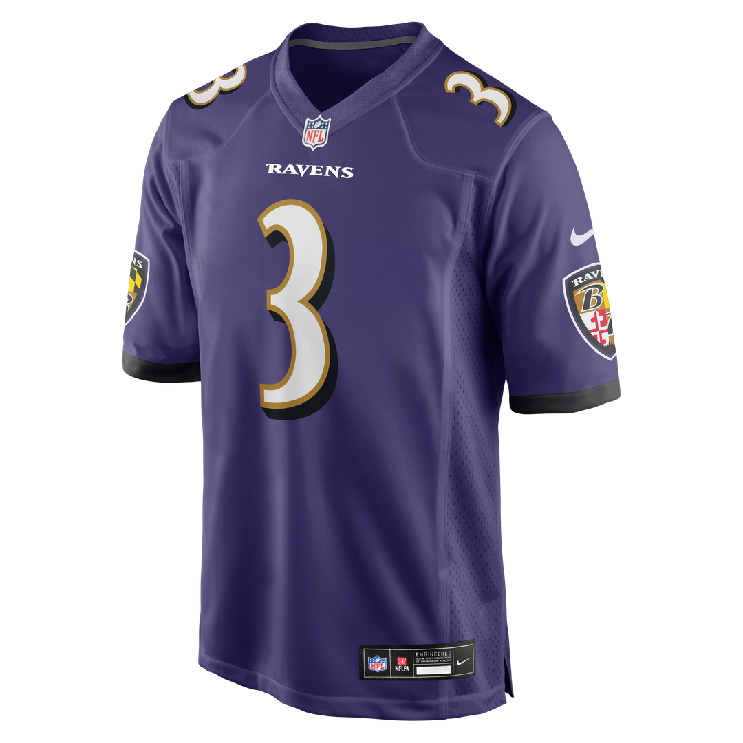 Chidobe Awuzie Baltimore Ravens Game Jersey - Purple