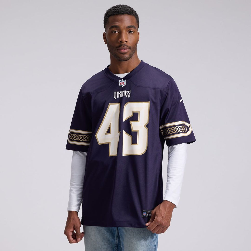 Andrew Van Ginkel Minnesota Vikings 2026 Rivalries Collection Game Jersey - Purple