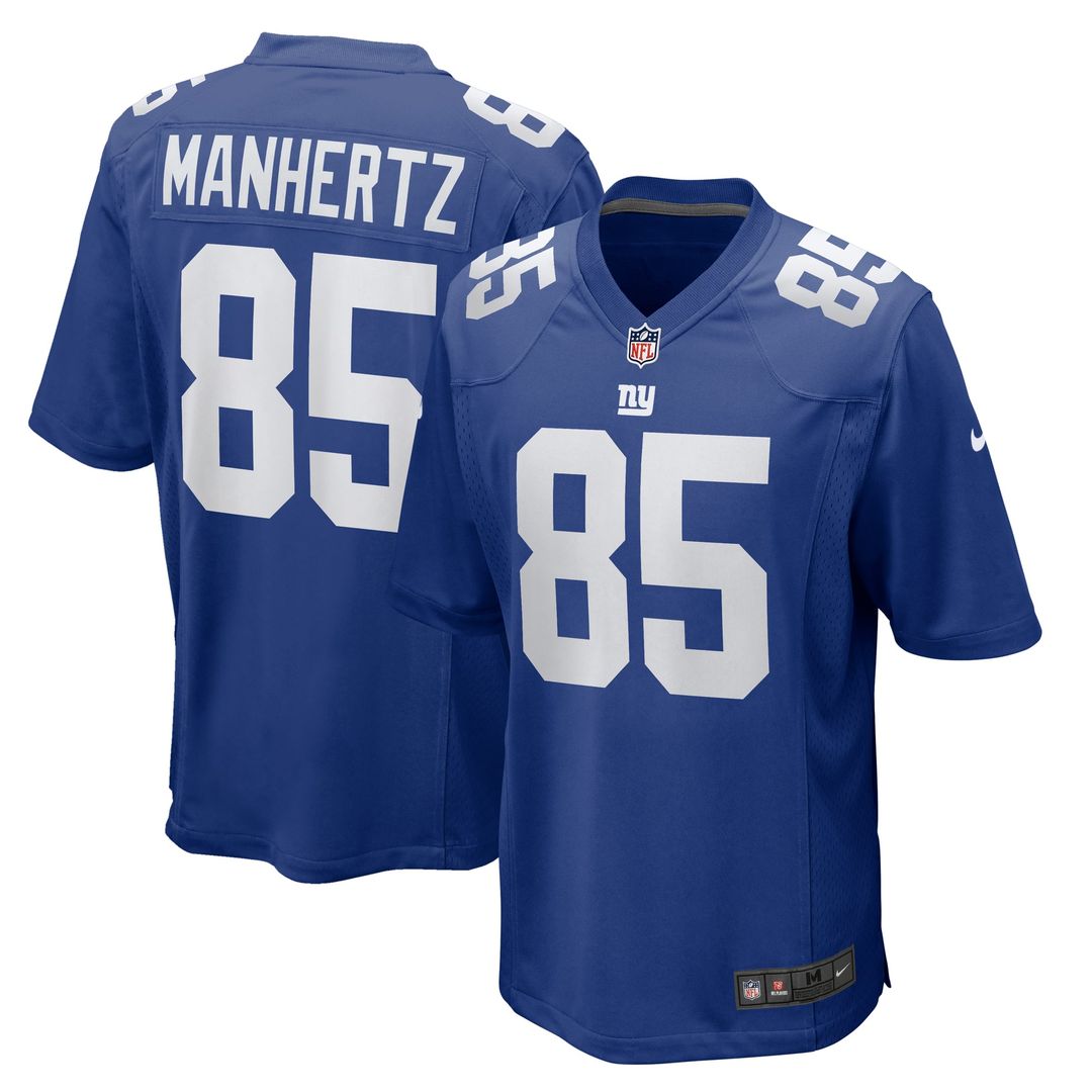 Chris Manhertz New York Giants Game Jersey - Royal Blue