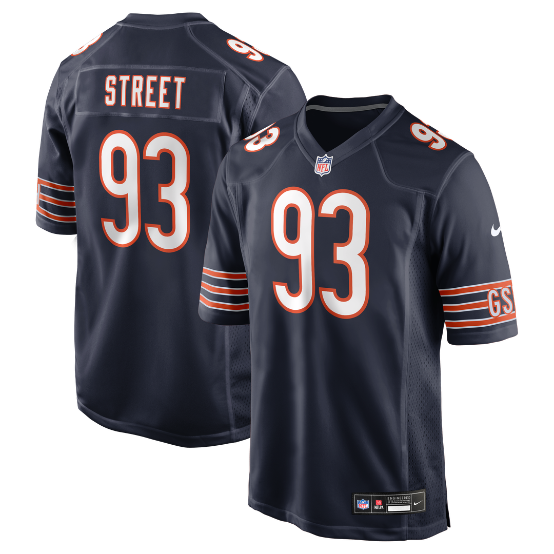 Kentavius Street Chicago Bears Game Jersey - Navy