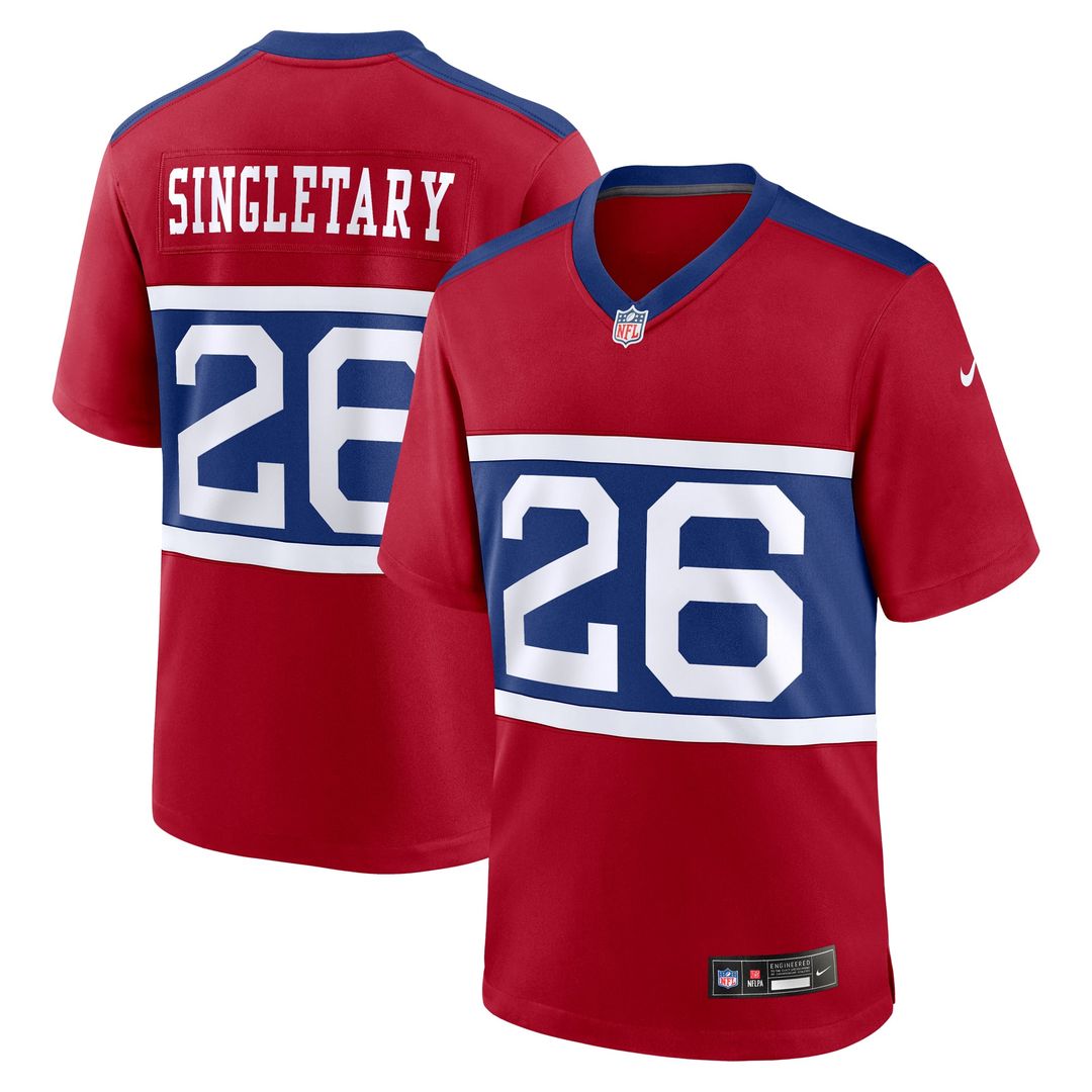 Devin Singletary New York Giants Alternate Game Jersey - Century Red