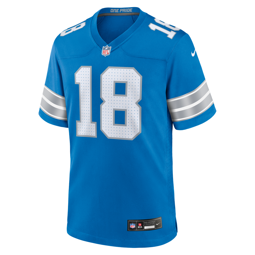 Isaac TeSlaa Detroit Lions Alternate Game Jersey - Black
