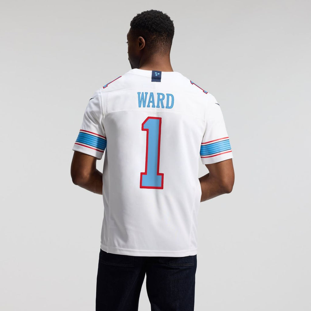 Cameron Ward Tennessee Titans Vapor F.U.S.E. Stitched Limited Jersey - Light Blue
