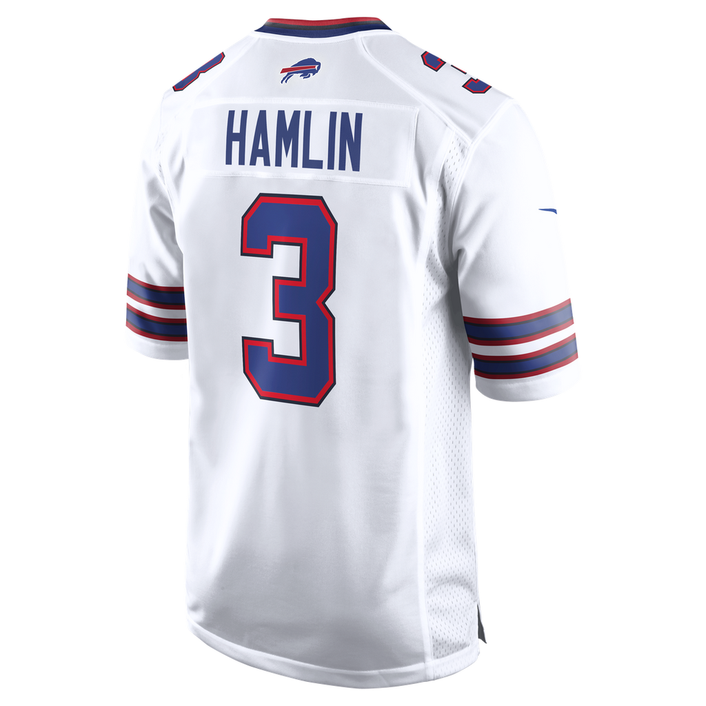 Damar Hamlin Buffalo Bills Game Jersey - White