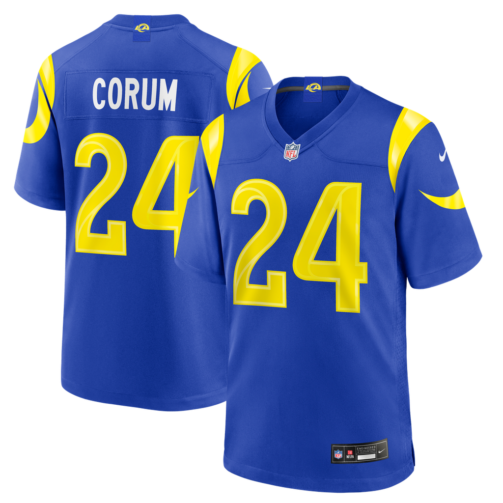 Blake Corum Los Angeles Rams Game Jersey - Royal Blue