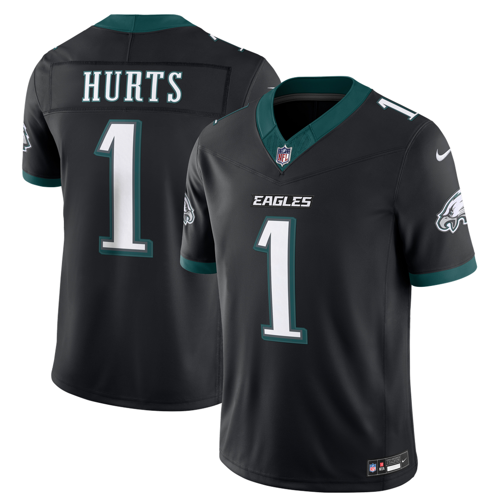 Jalen Hurts Philadelphia Eagles Alternate Vapor F.U.S.E. Stitched Limited Jersey - Black