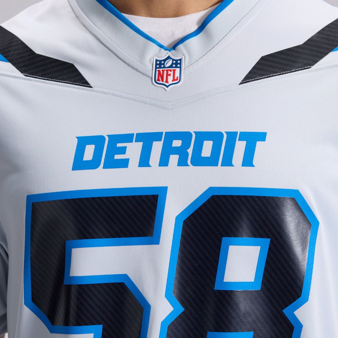 Penei Sewell Detroit Lions 2026 Rivalries Collection Game Jersey - Silver