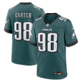 Jalen Carter Philadelphia Eagles Game Jersey - Midnight Green