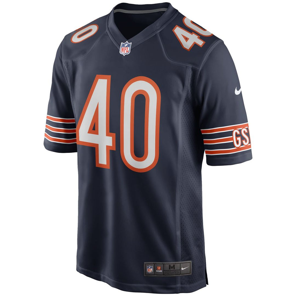 Gale Sayers Chicago Bears Game Jersey - Navy