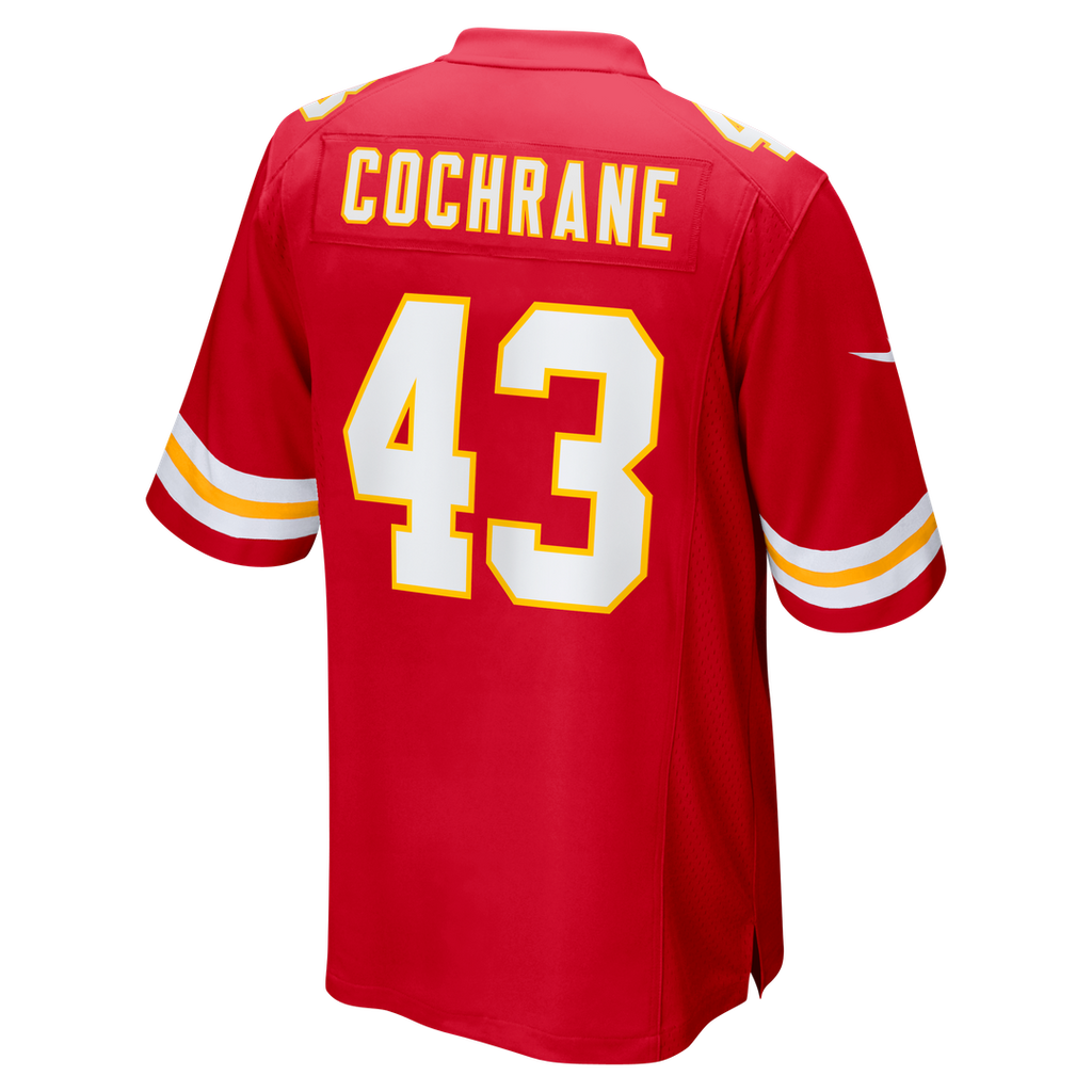 Jack Cochrane Kansas City Chiefs Game Jersey - Red