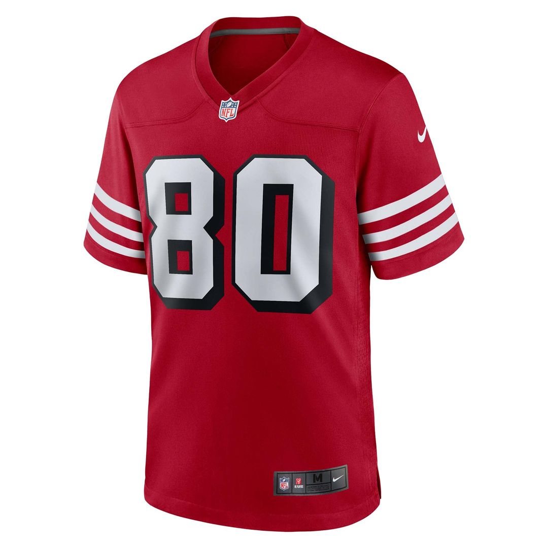 Jerry Rice San Francisco 49ers Game Jersey - White