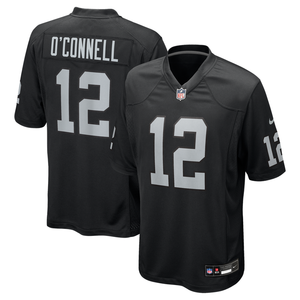 Aidan O'Connell Las Vegas Raiders Game Jersey - Black