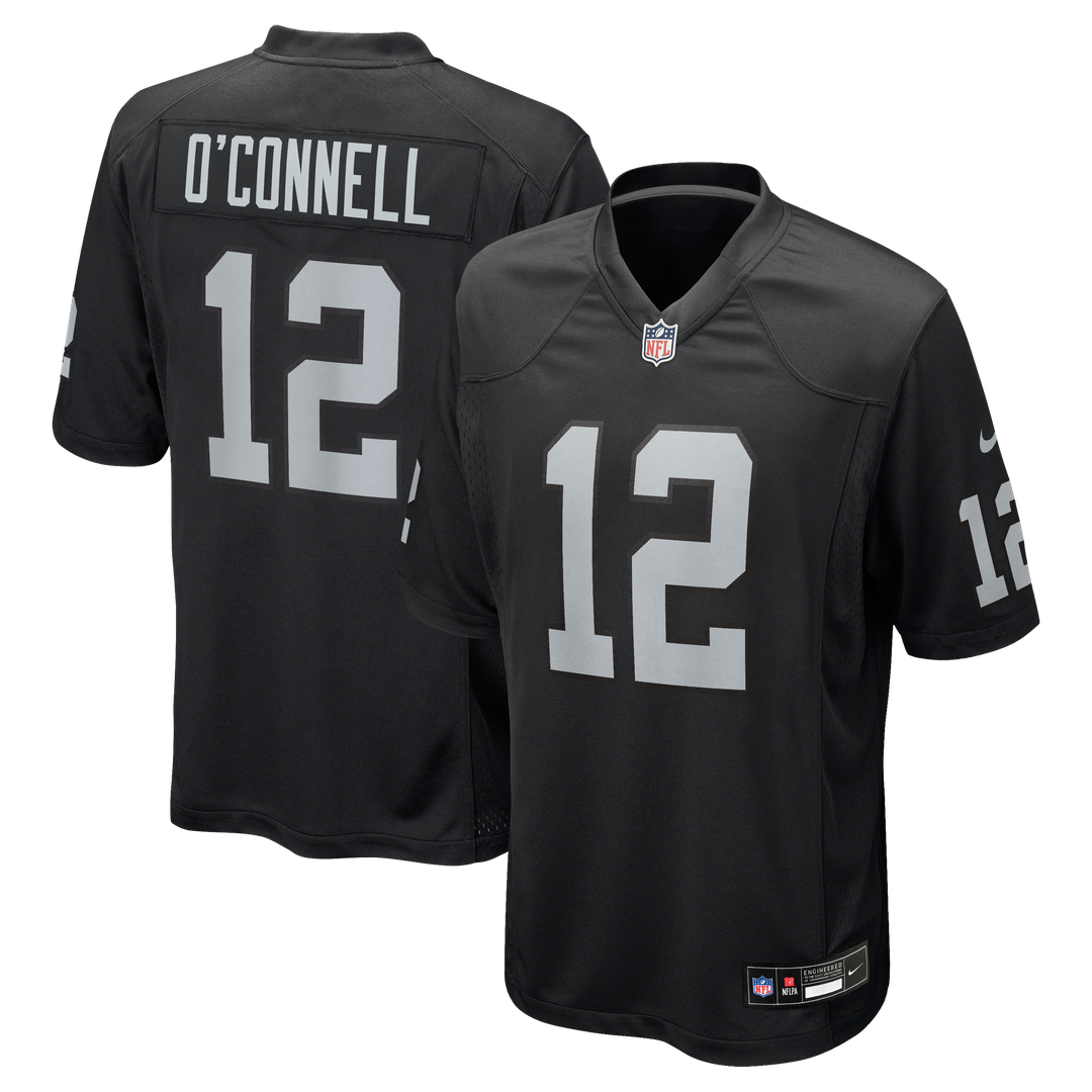 Aidan O'Connell Las Vegas Raiders Game Jersey - Black
