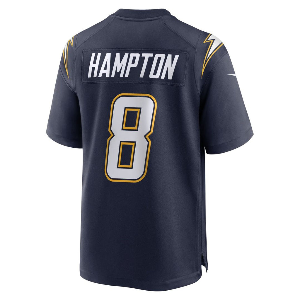 Omarion Hampton Los Angeles Chargers Alternate Super Chargers Game Jersey - Navy
