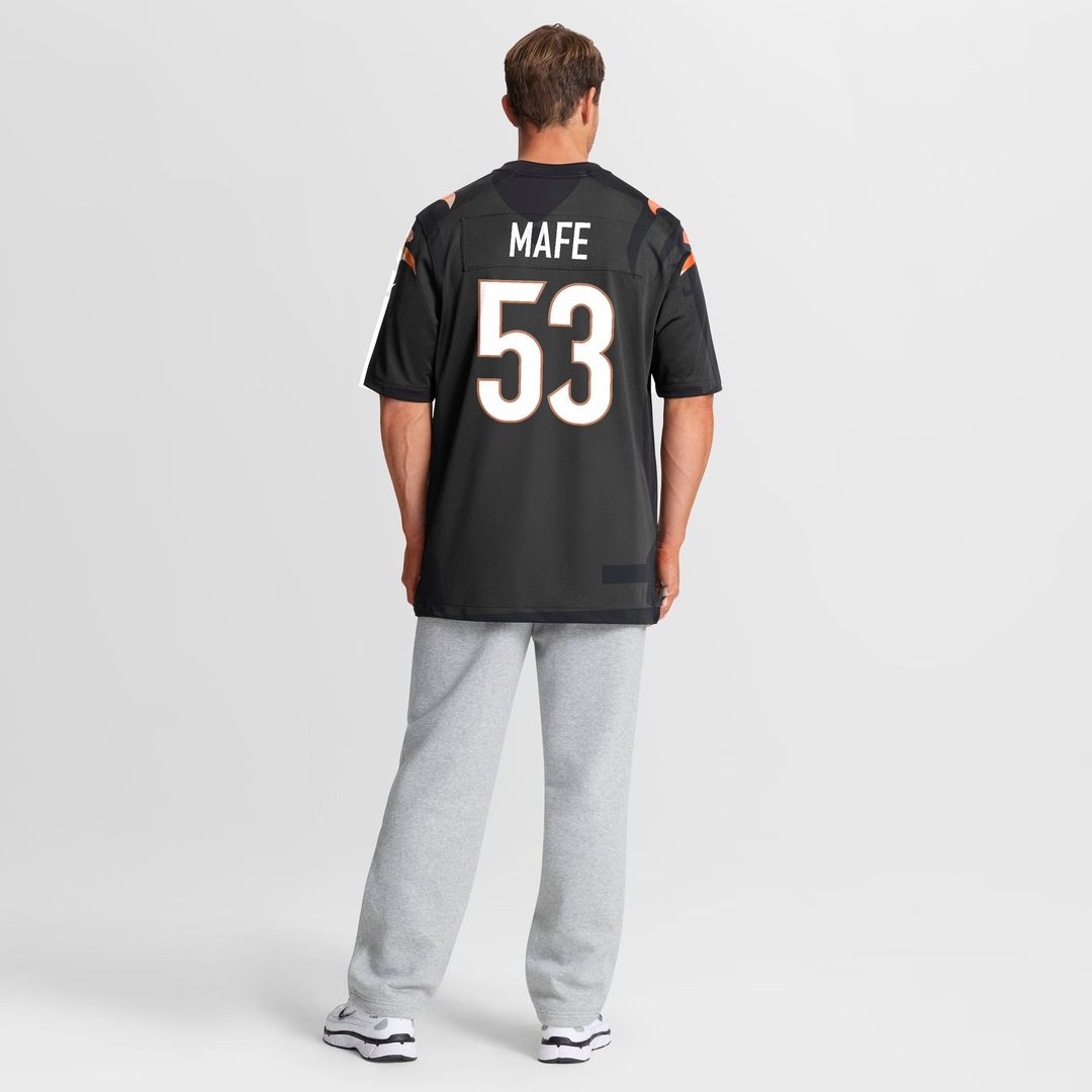 Boye Mafe Cincinnati Bengals Game Jersey - Black