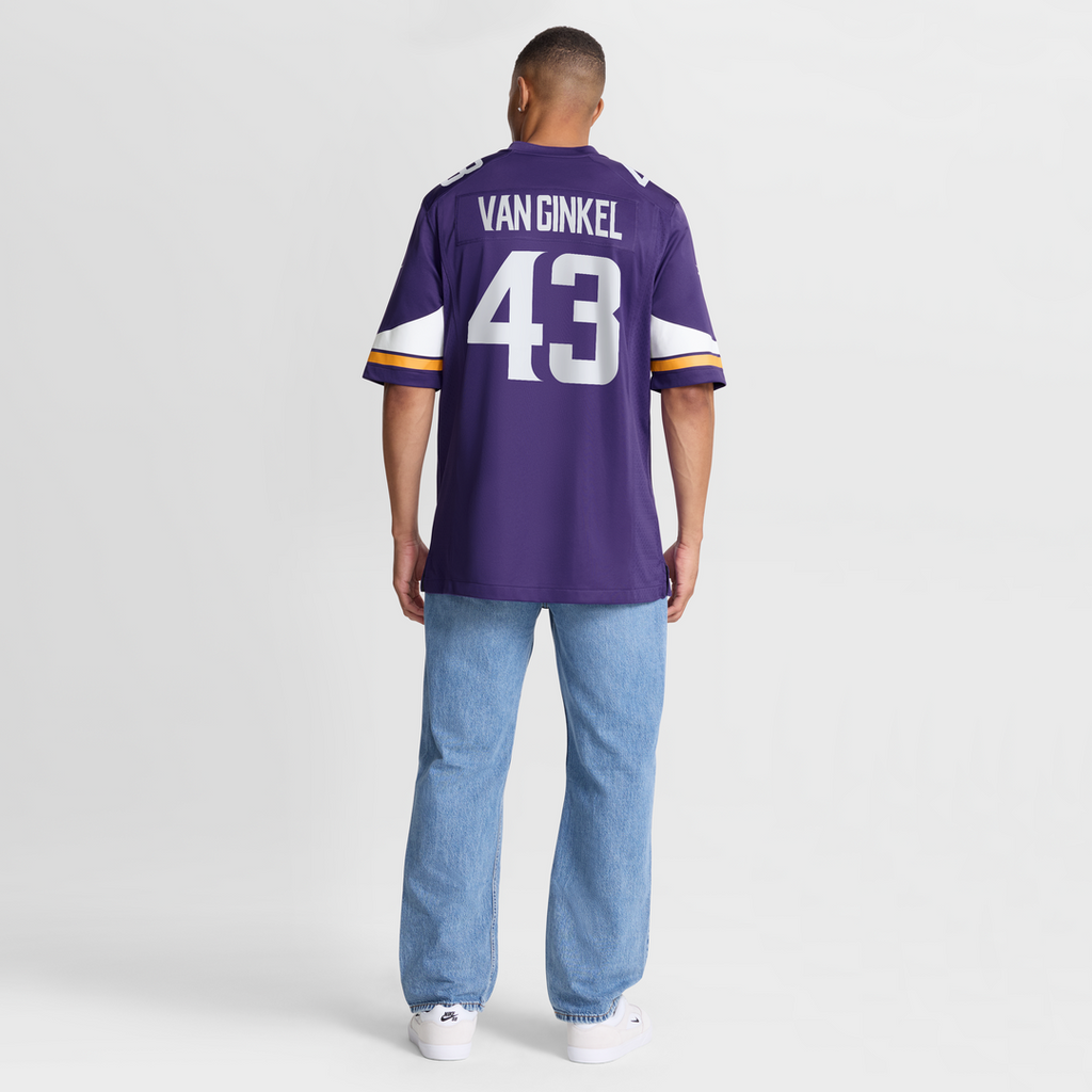 Andrew Van Ginkel Minnesota Vikings Alternate Game Jersey - White