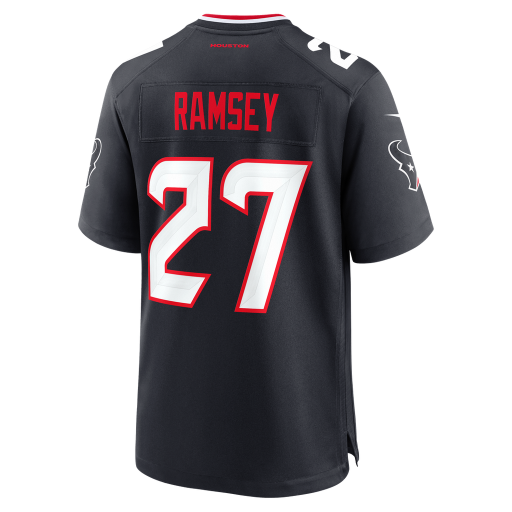 Kamari Ramsey Houston Texans Game Jersey - Navy