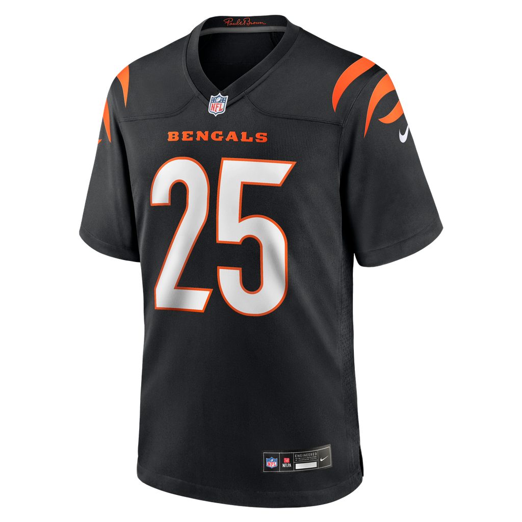 Tahj Brooks Cincinnati Bengals Game Jersey - Black