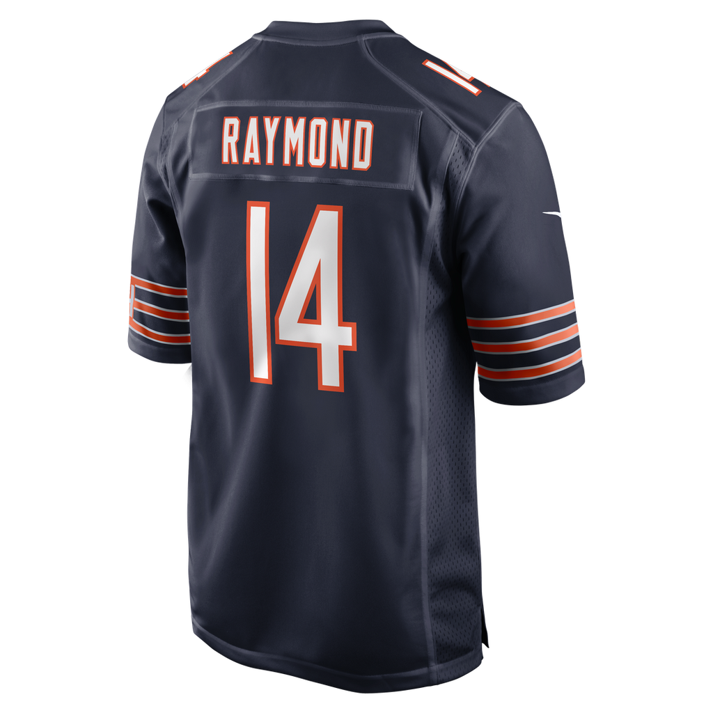 Kalif Raymond Chicago Bears Game Jersey - Navy