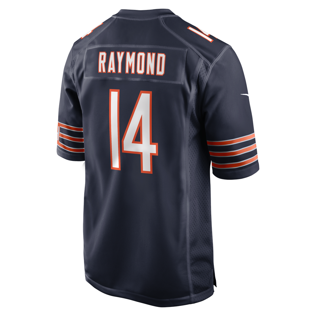 Kalif Raymond Chicago Bears Game Jersey - Navy