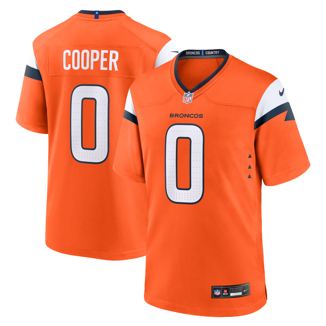 Jonathon Cooper Denver Broncos Game Jersey - Orange