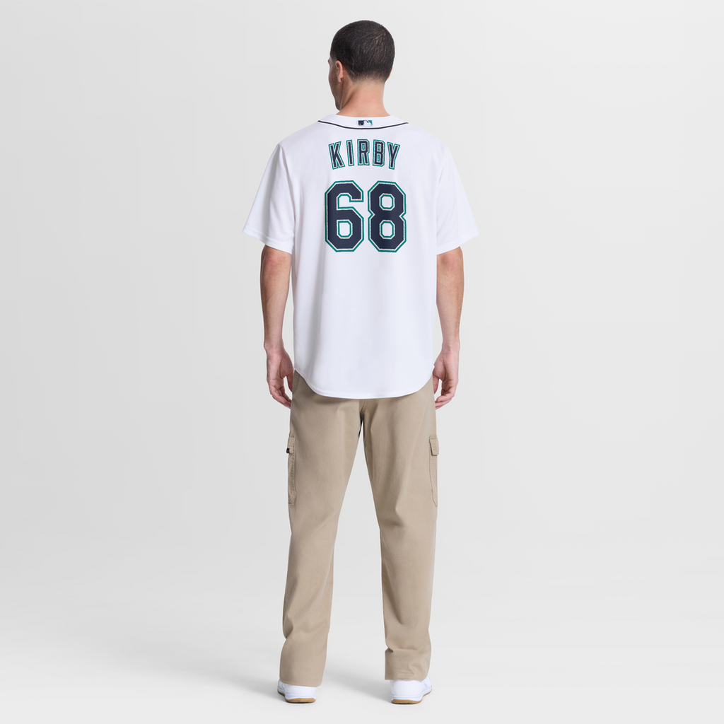 Seattle Mariners George Kirby Nike White Home Replica Jersey