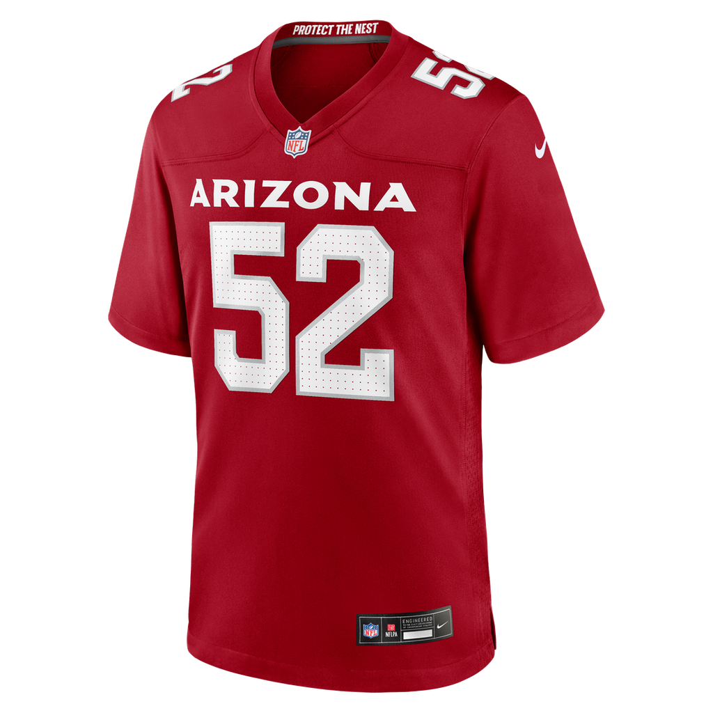 Jordan Burch Arizona Cardinals Game Jersey - Cardinal