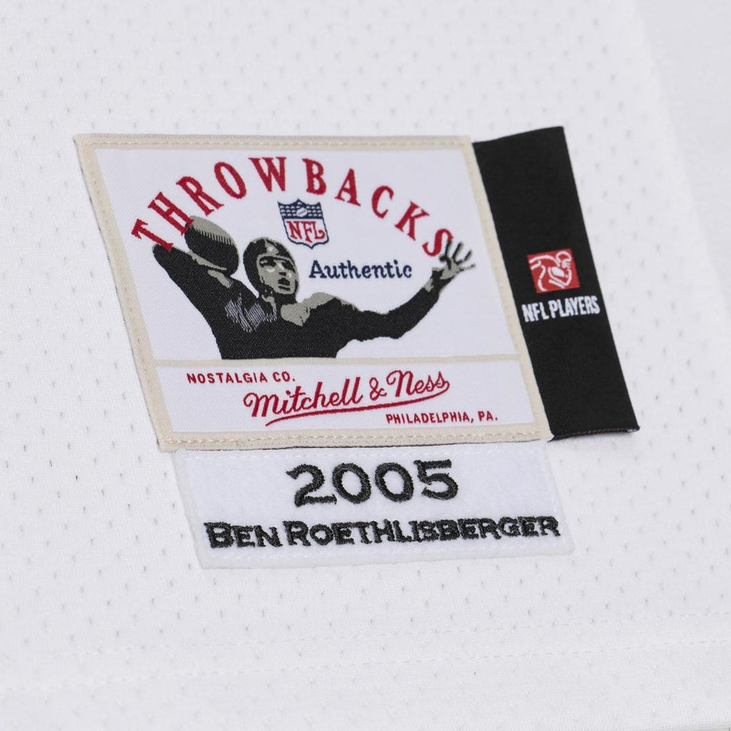 Ben Roethlisberger Pittsburgh Steelers 2005 Authentic Throwback Jersey - White