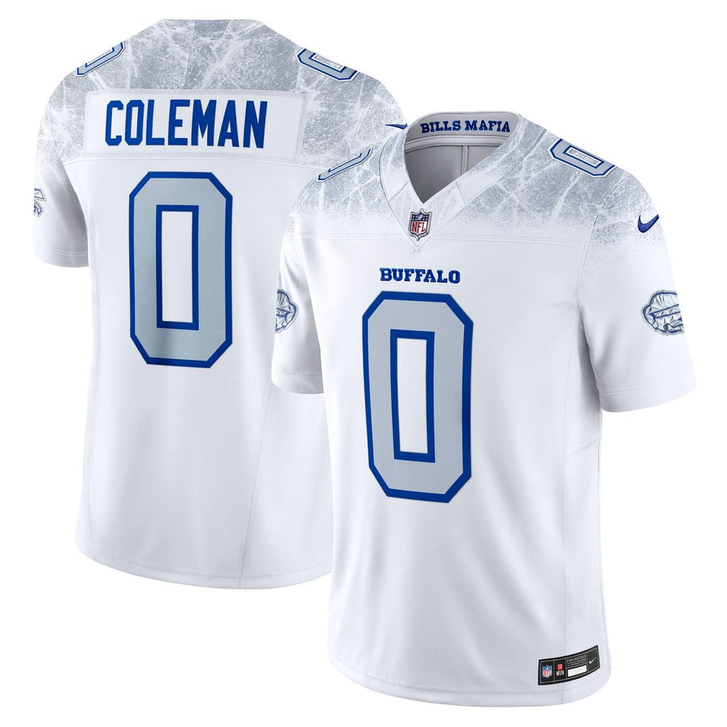 Keon Coleman Buffalo Bills Rivalries Collection Stitched Limited Jersey - White