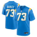 Alex Harkey Los Angeles Chargers Game Jersey - Powder Blue