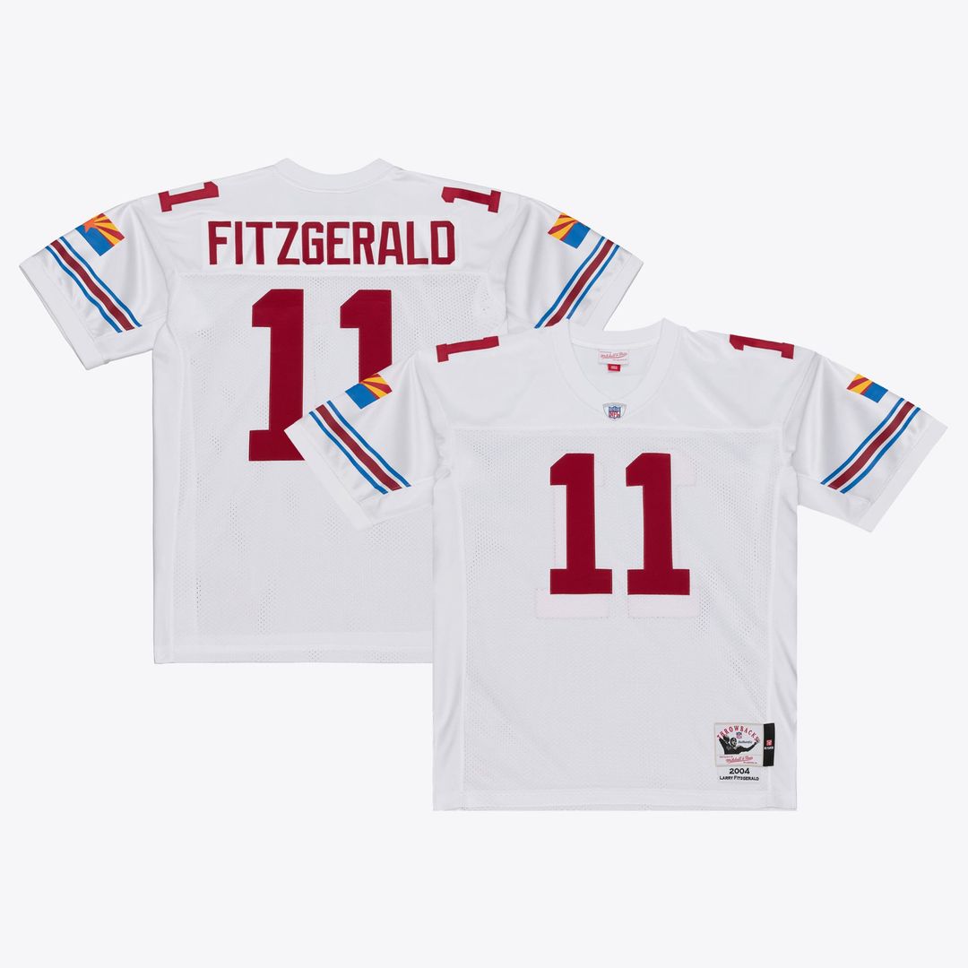 Larry Fitzgerald Arizona Cardinals Big & Tall 2004 Legacy Jersey - White
