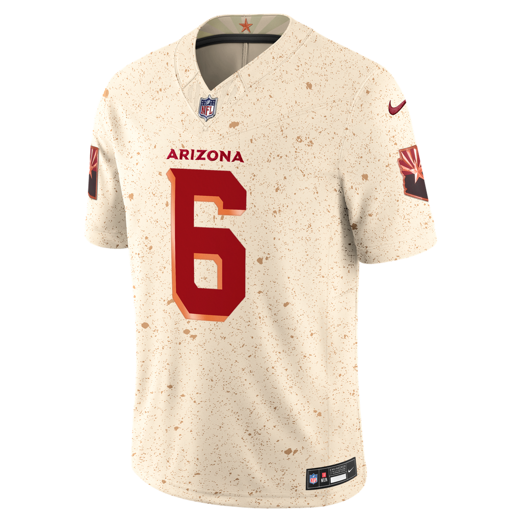 James Conner Arizona Cardinals Rivalries Collection Stitched Limited Jersey - Natural
