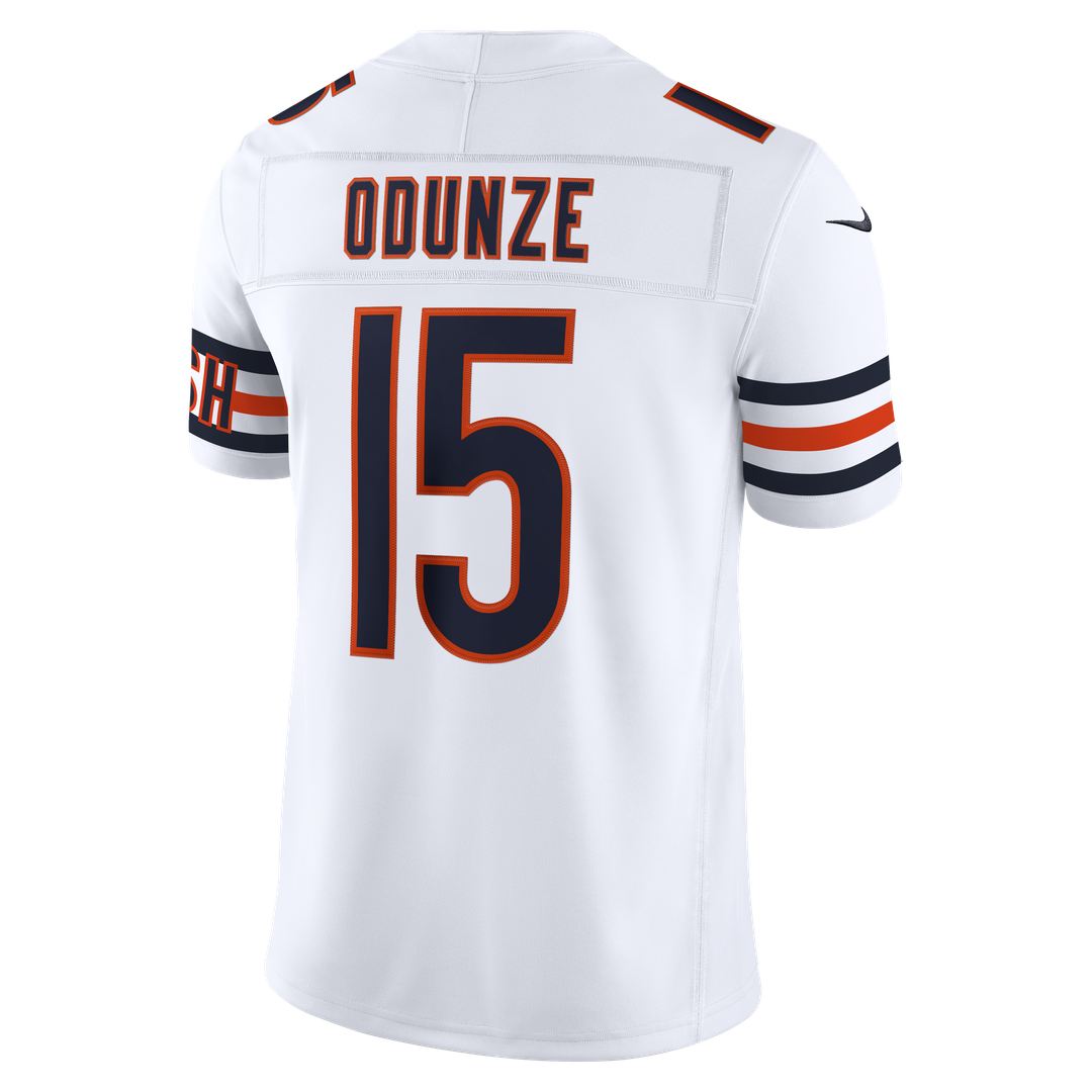 Rome Odunze Chicago Bears Vapor F.U.S.E. Stitched Limited Jersey - White