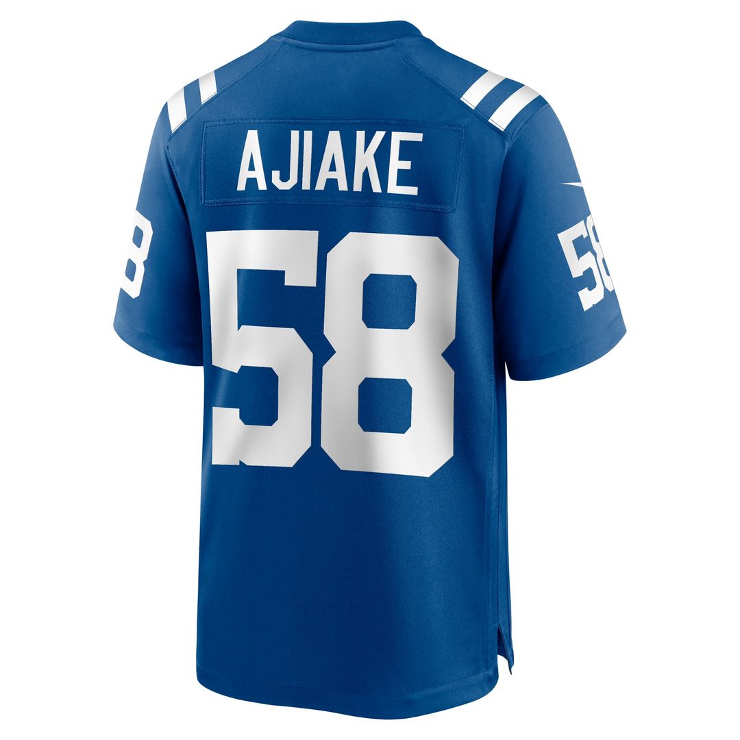 Austin Ajiake Indianapolis Colts Game Jersey - Royal Blue