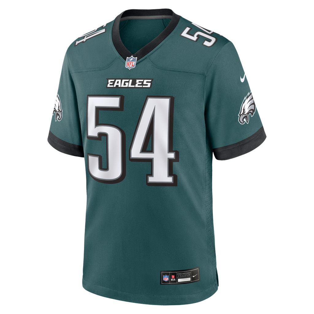 Jeremiah Trotter Jr. Philadelphia Eagles Game Jersey - Midnight Green