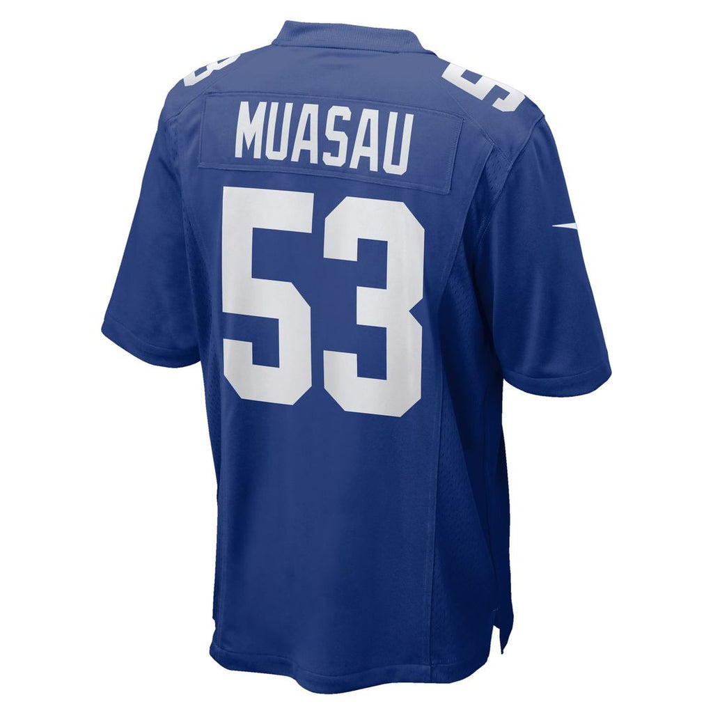 Darius Muasau New York Giants Game Jersey - Royal Blue