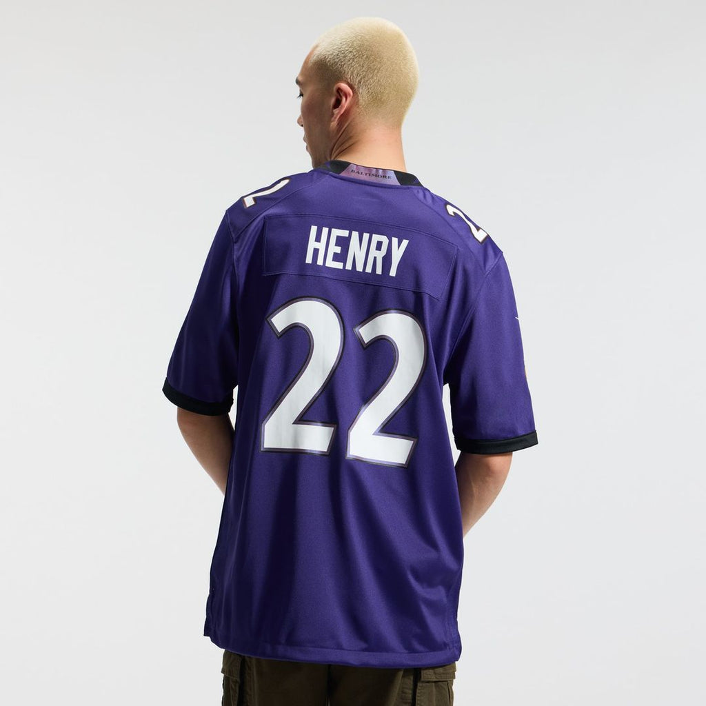 Derrick Henry Baltimore Ravens Game Jersey - Purple