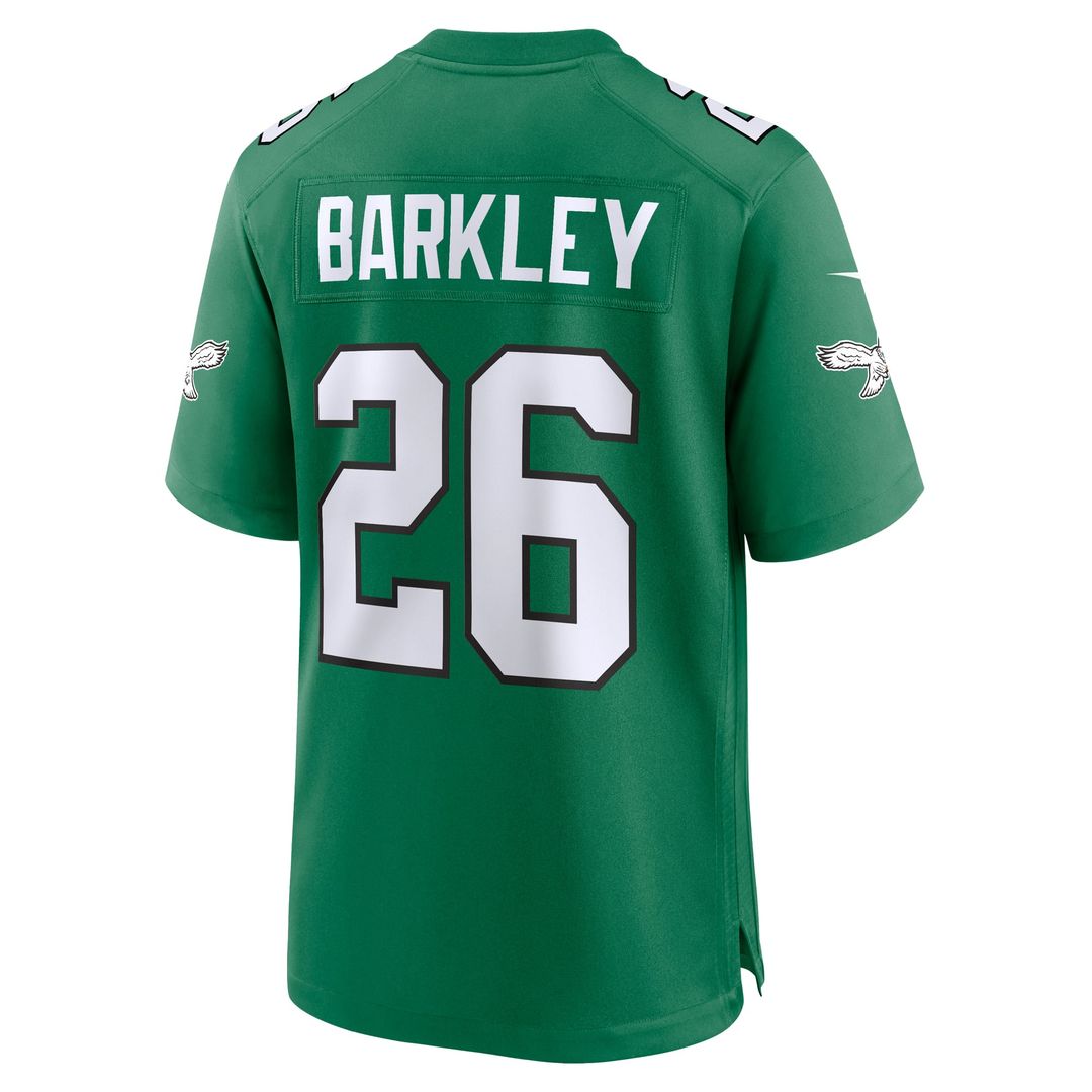 Saquon Barkley Philadelphia Eagles Alternate Game Jersey - Black