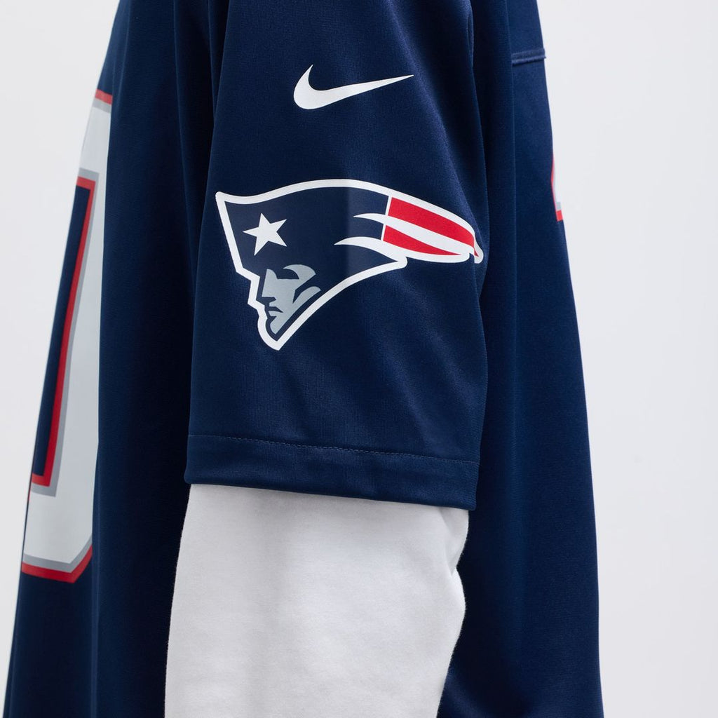 Drake Maye New England Patriots Game Jersey - White