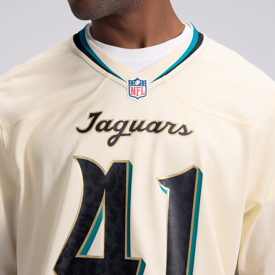 Josh Hines-Allen Jacksonville Jaguars 2026 Rivalries Collection Game Jersey - Natural