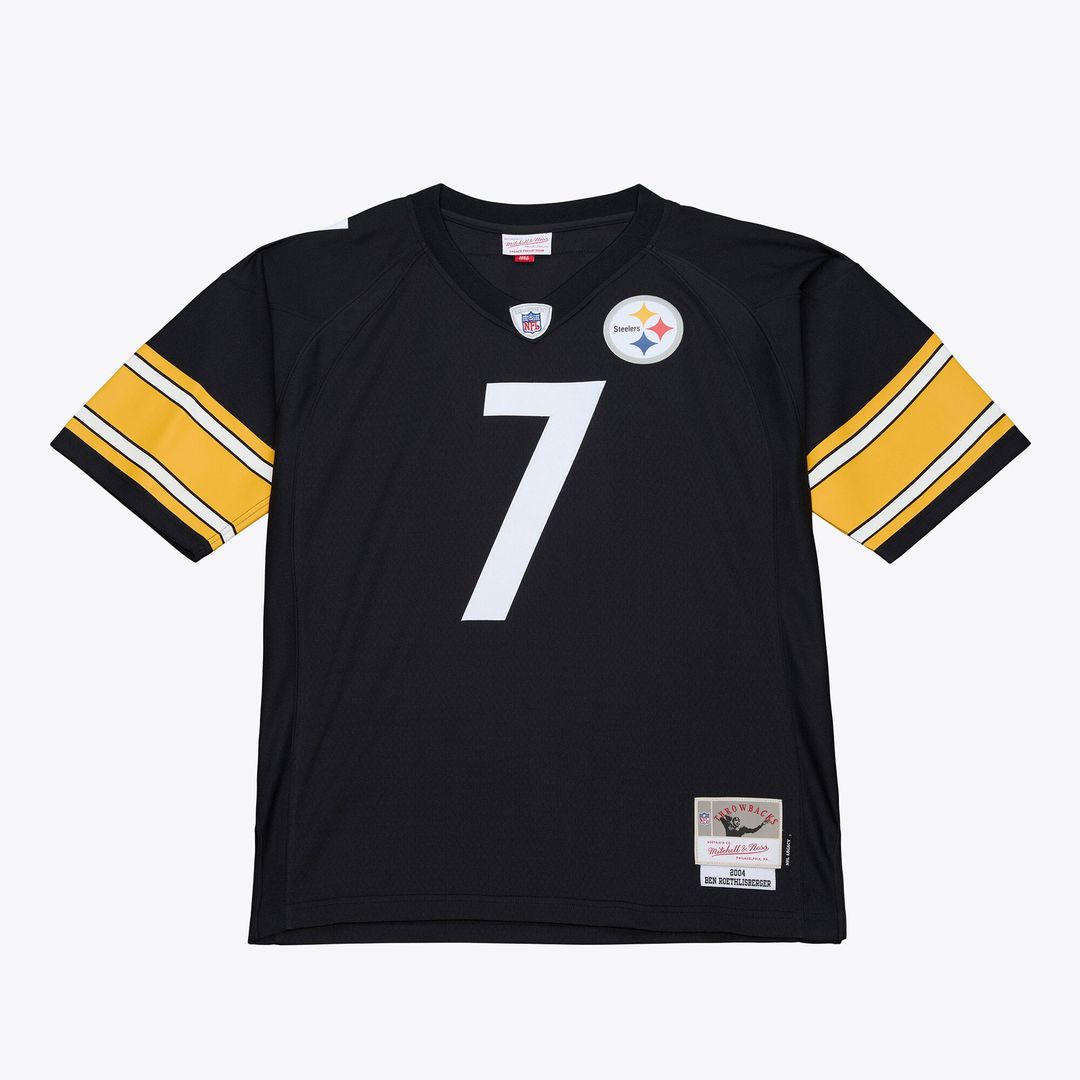 Ben Roethlisberger Pittsburgh Steelers 2004 Big & Tall Legacy Jersey - Black
