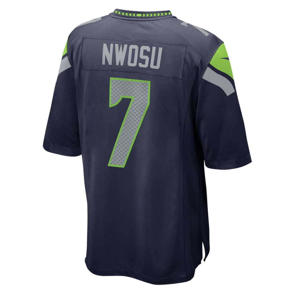 Uchenna Nwosu Seattle Seahawks Game Jersey - College Navy