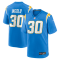 Alec Ingold Los Angeles Chargers Game Jersey - Powder Blue