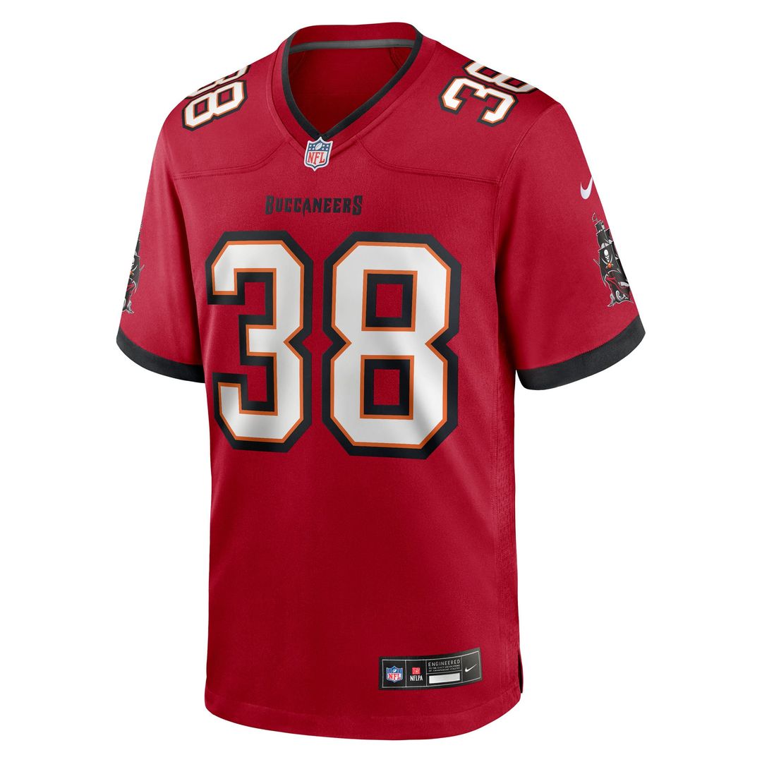 Rashad Wisdom Tampa Bay Buccaneers Game Jersey - Red