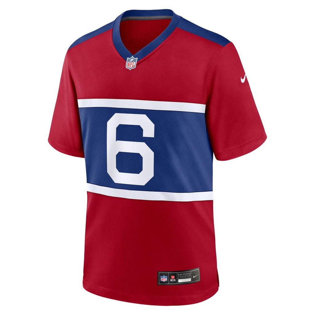 Jaxson Dart New York Giants Game Jersey - Royal Blue