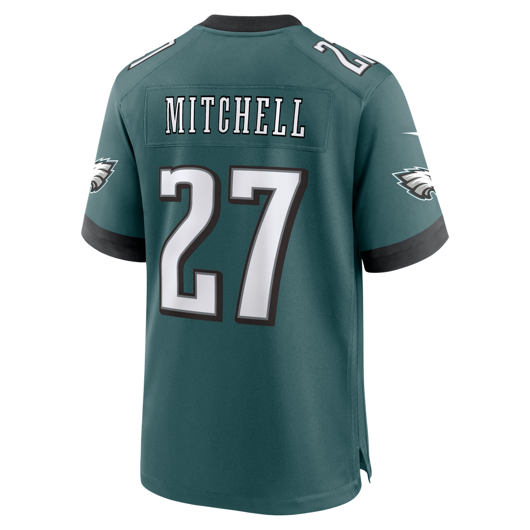 Quinyon Mitchell Philadelphia Eagles Game Jersey - Midnight Green