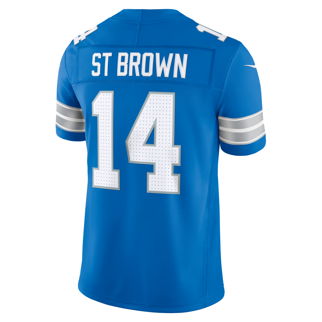 Amon-Ra St. Brown Detroit Lions Vapor F.U.S.E. Stitched Limited Jersey - White
